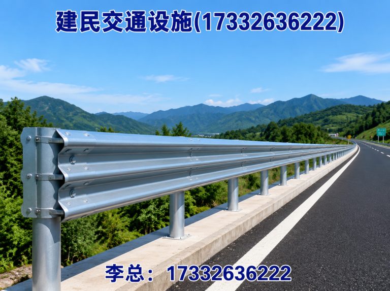 廊坊经济技术开发区公路护栏展示图